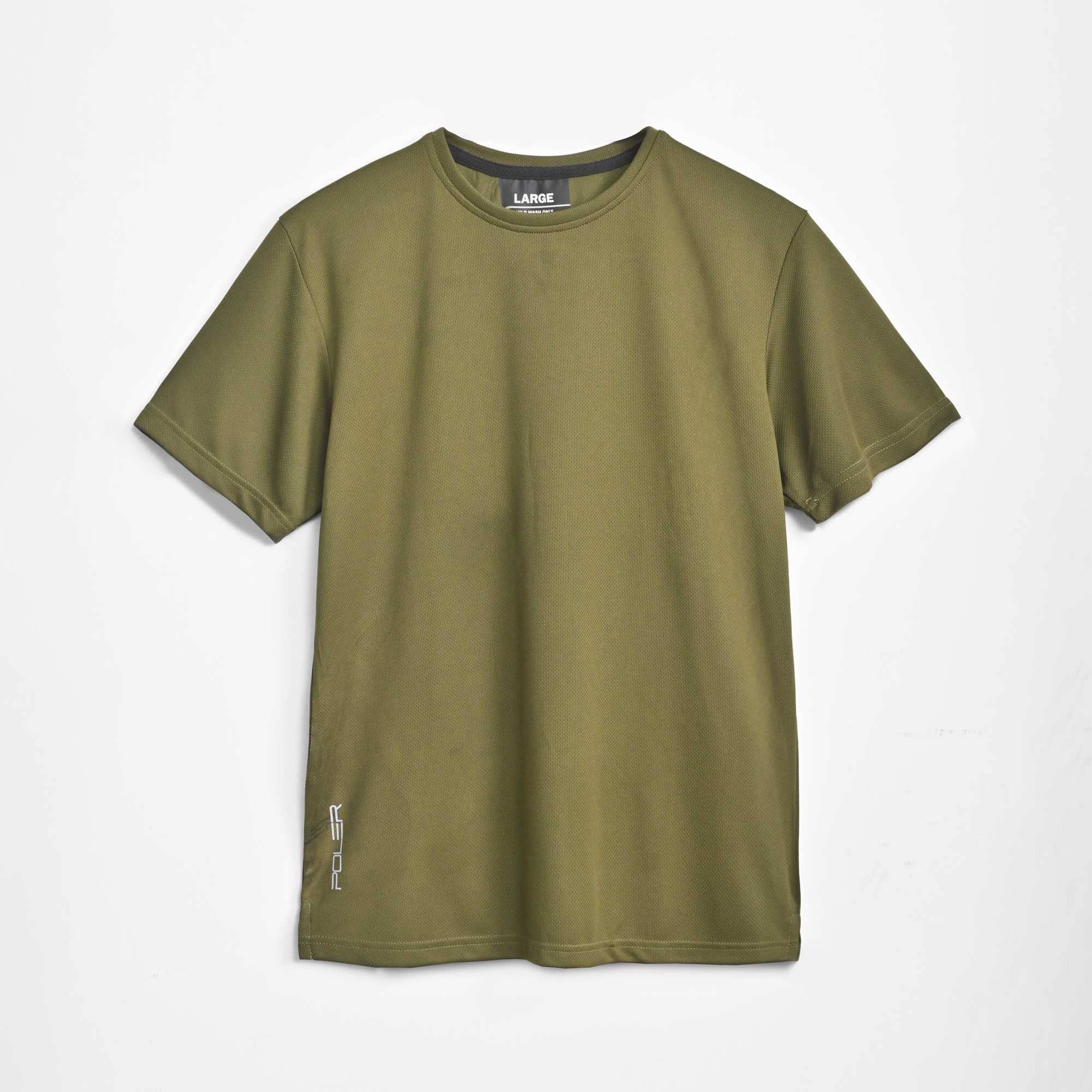 Poler Men's Logo Printed Minor Fault Activewear Tee Shirt Men's Tee Shirt IBT Olive S 
