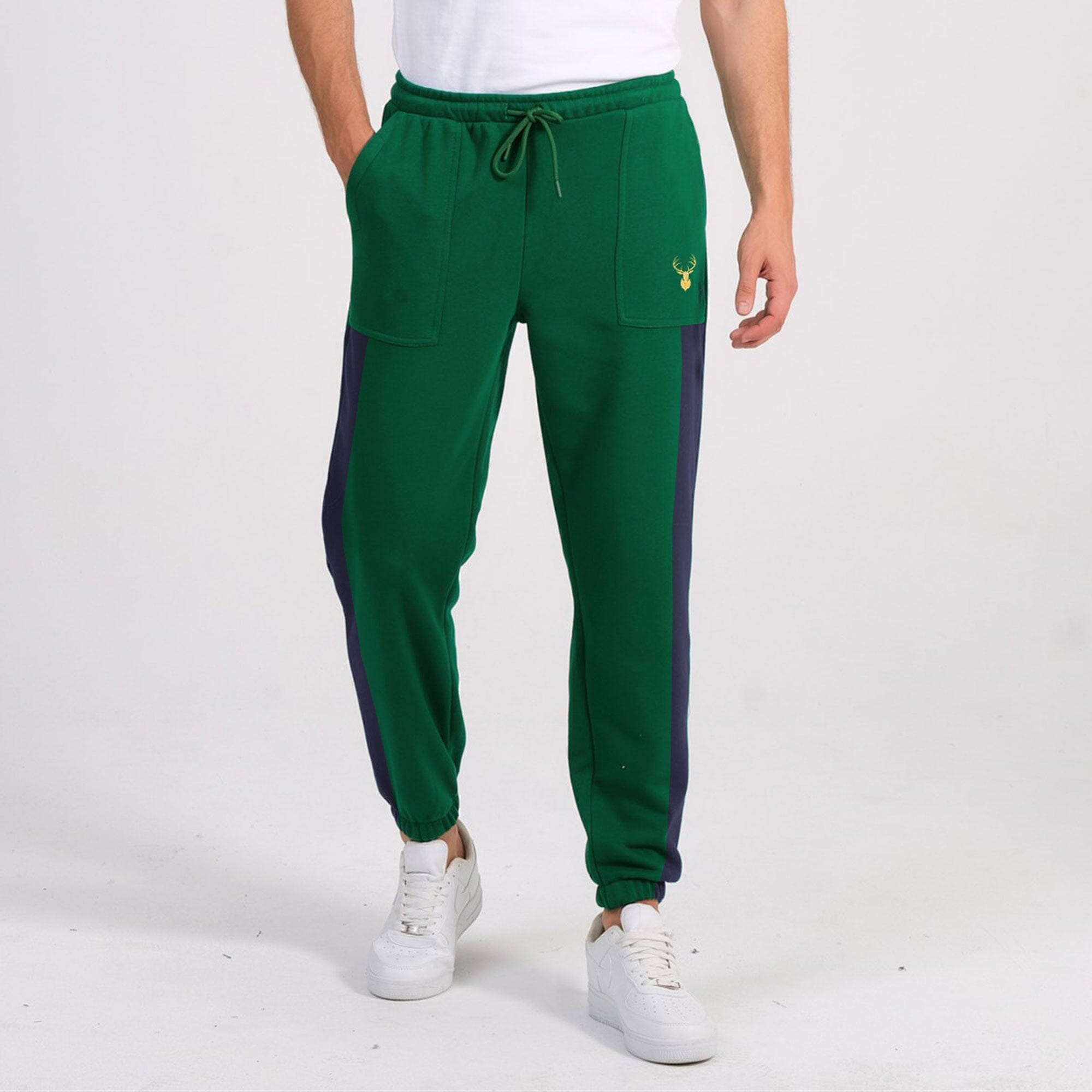 Bottle Green & Navy