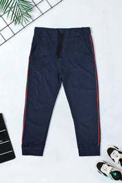 Top Shop Kid's Contrast Side Panel Design Jogger Pants Boy's Trousers SNR 