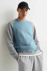 Polo Republica Men's Raglan Sleeve Fleece Sweat Shirt