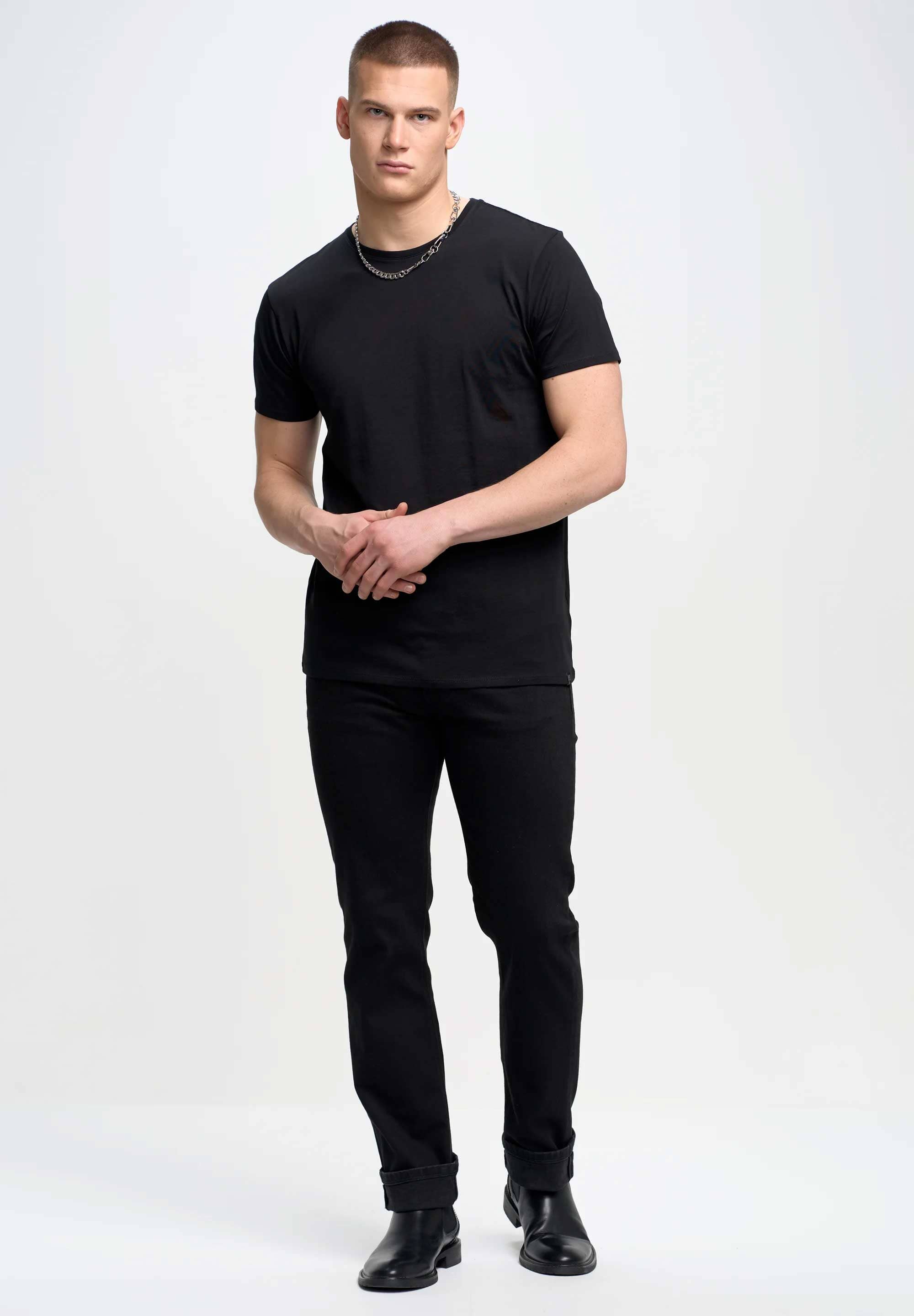 Bigdo Men's Crew Neck Tee Shirt Men's Tee Shirt Image 