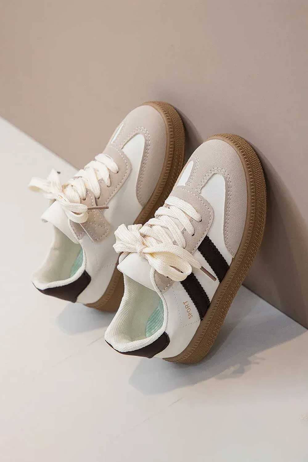 White & Beige