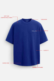 Polo Republica Men's Logo Curved Loose Fit Tee Shirt