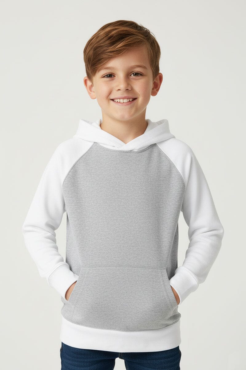 Heather Grey & White