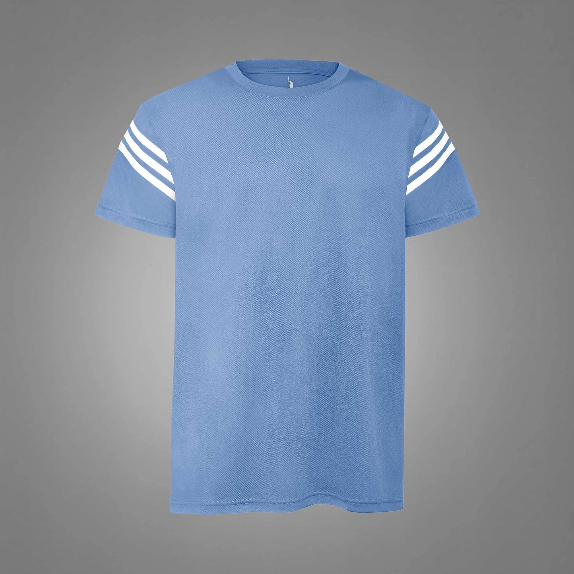 Polo Athletica Men's Shoulder Stripes Activewear Tee Shirt Men's Tee Shirt Polo Republica 
