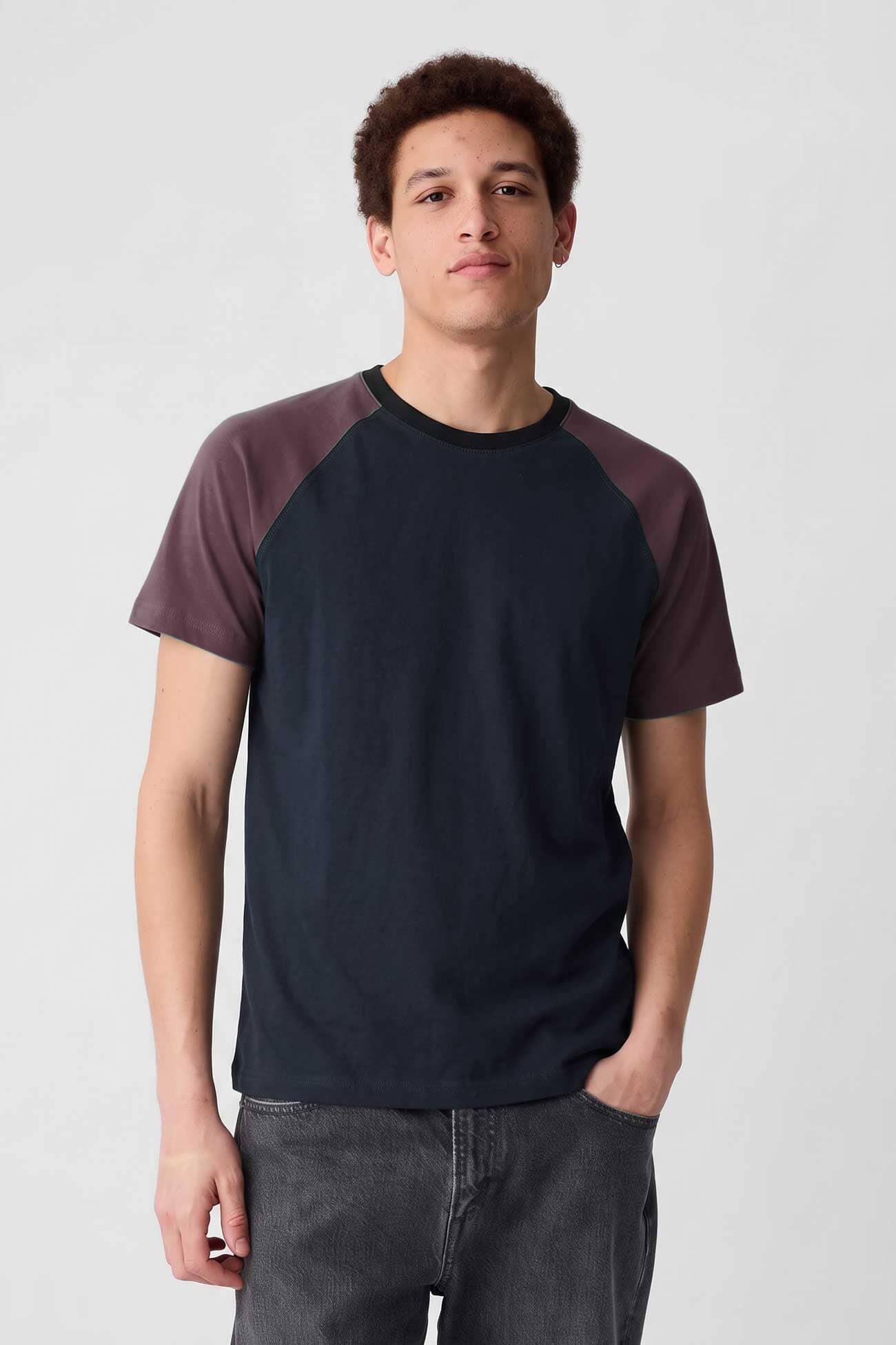 Navy & Burgundy