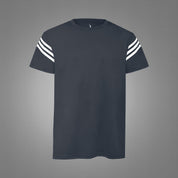 Polo Athletica Men's Shoulder Stripes Activewear Tee Shirt Men's Tee Shirt Polo Republica 