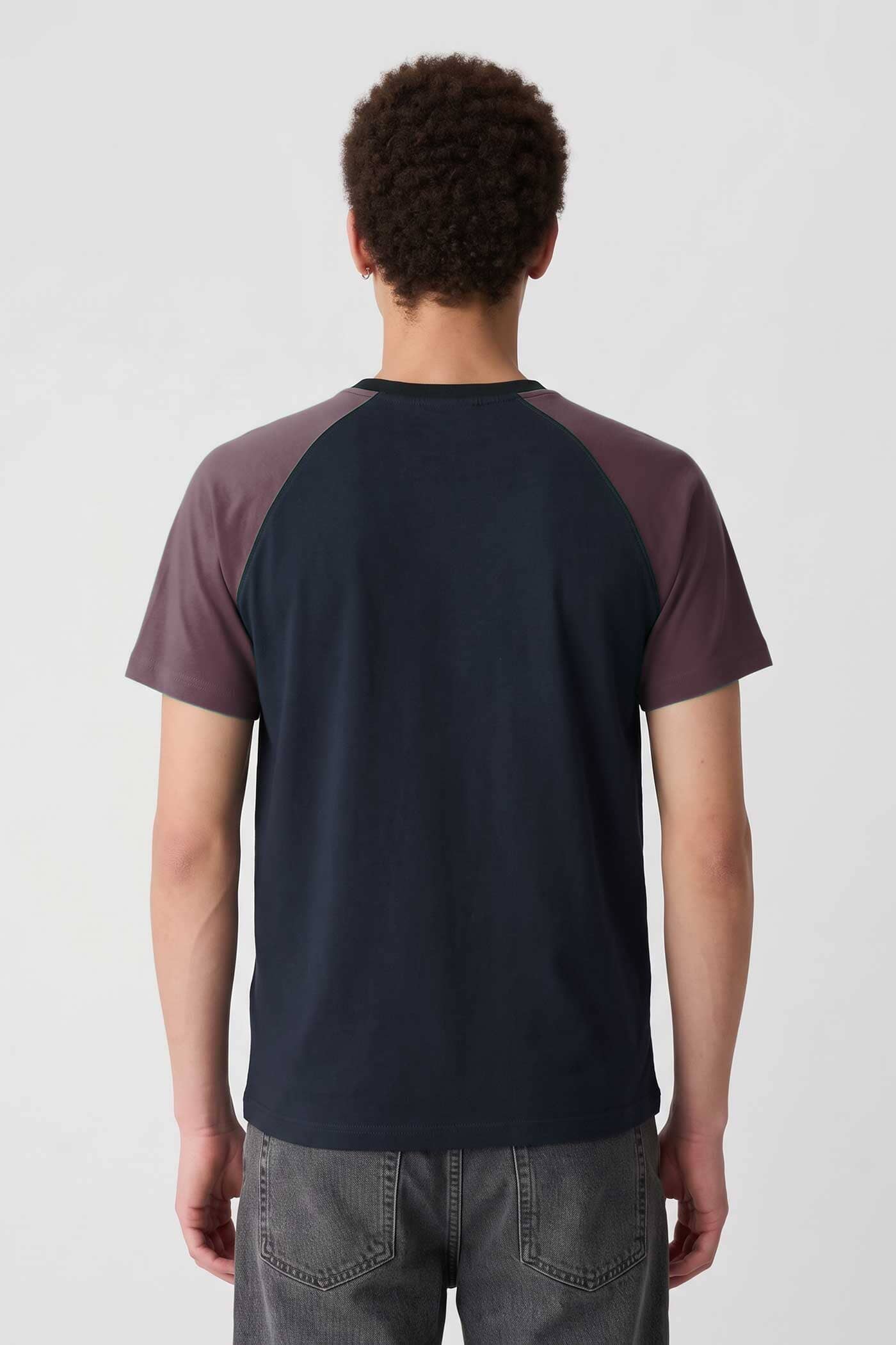Navy & Burgundy