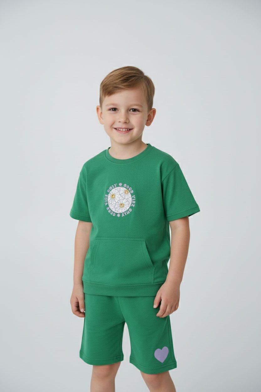 Polo Republica Kid's Good Vibe Only Minor Fault Twin Set