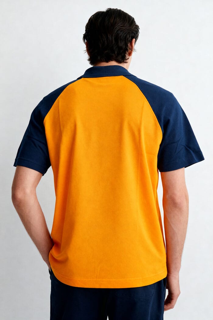 Light Orange & Navy