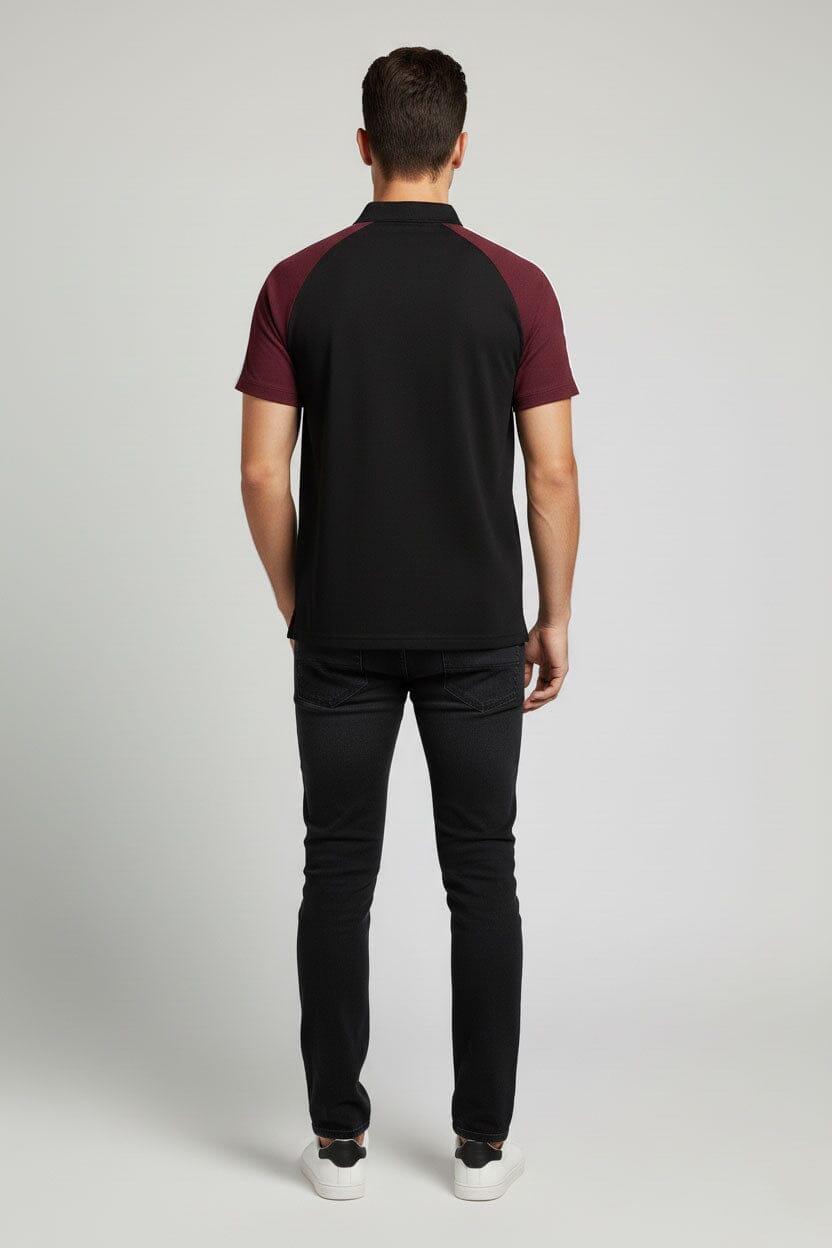 Black & Maroon