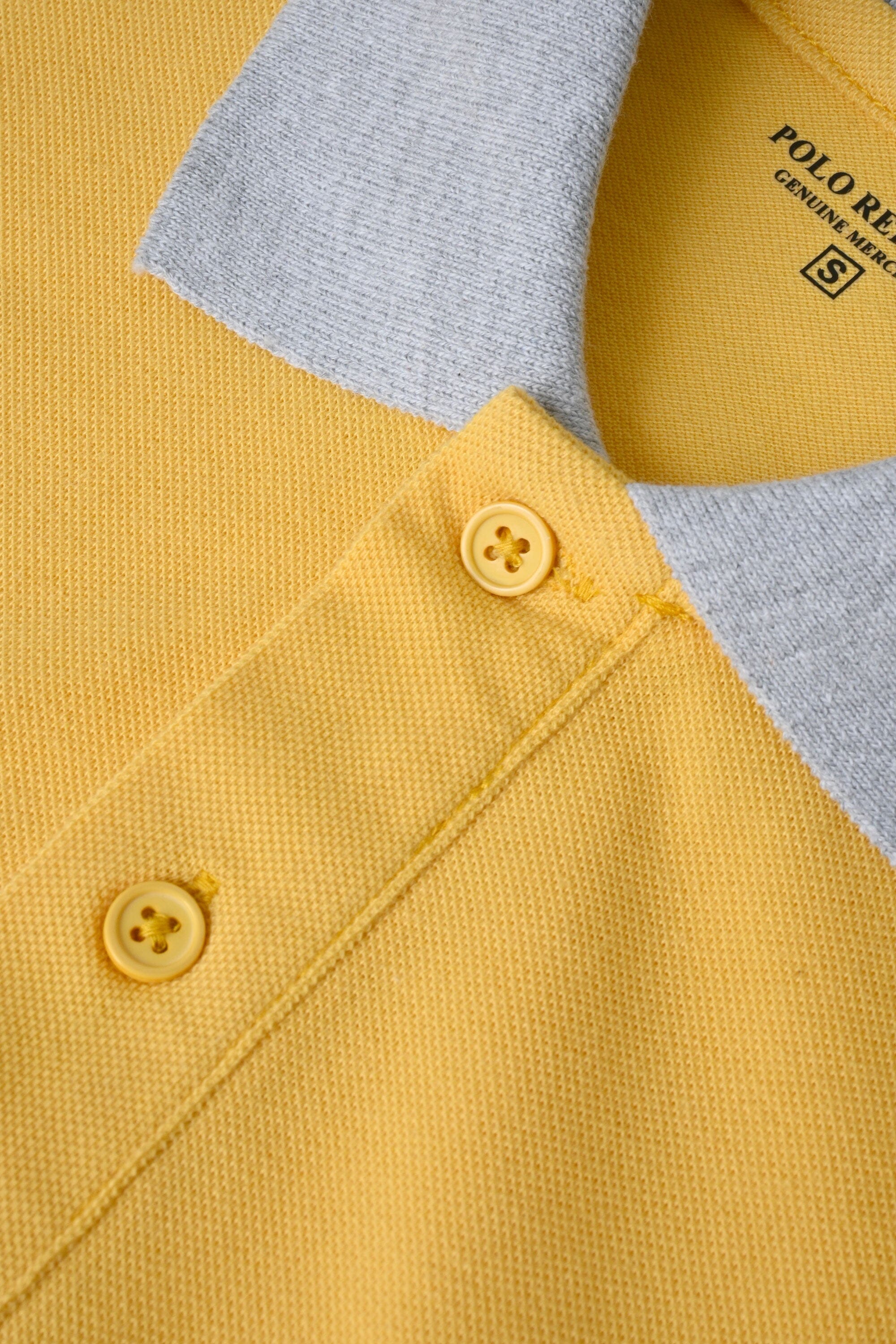 Polo Republica Men's Classic Color-Block Minor Fault Polo Shirt