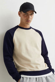 Beige & Navy