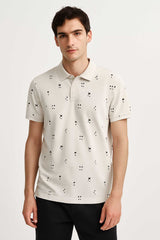 Max 21 Men's Star Printed Polo Shirt