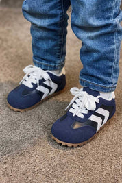 Navy & White