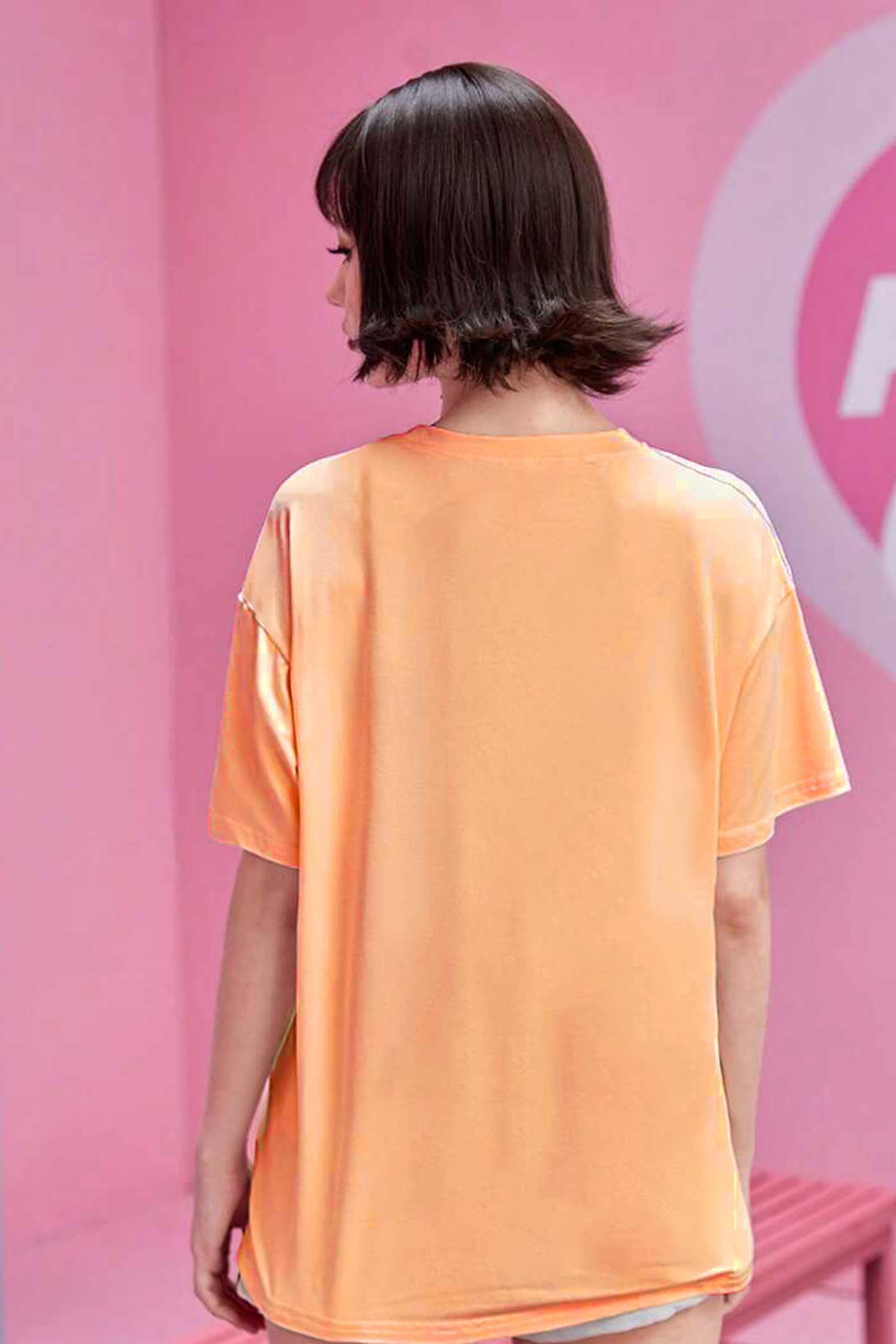 Women's Oversized Crew Neck Minor Fault Tee Shirt