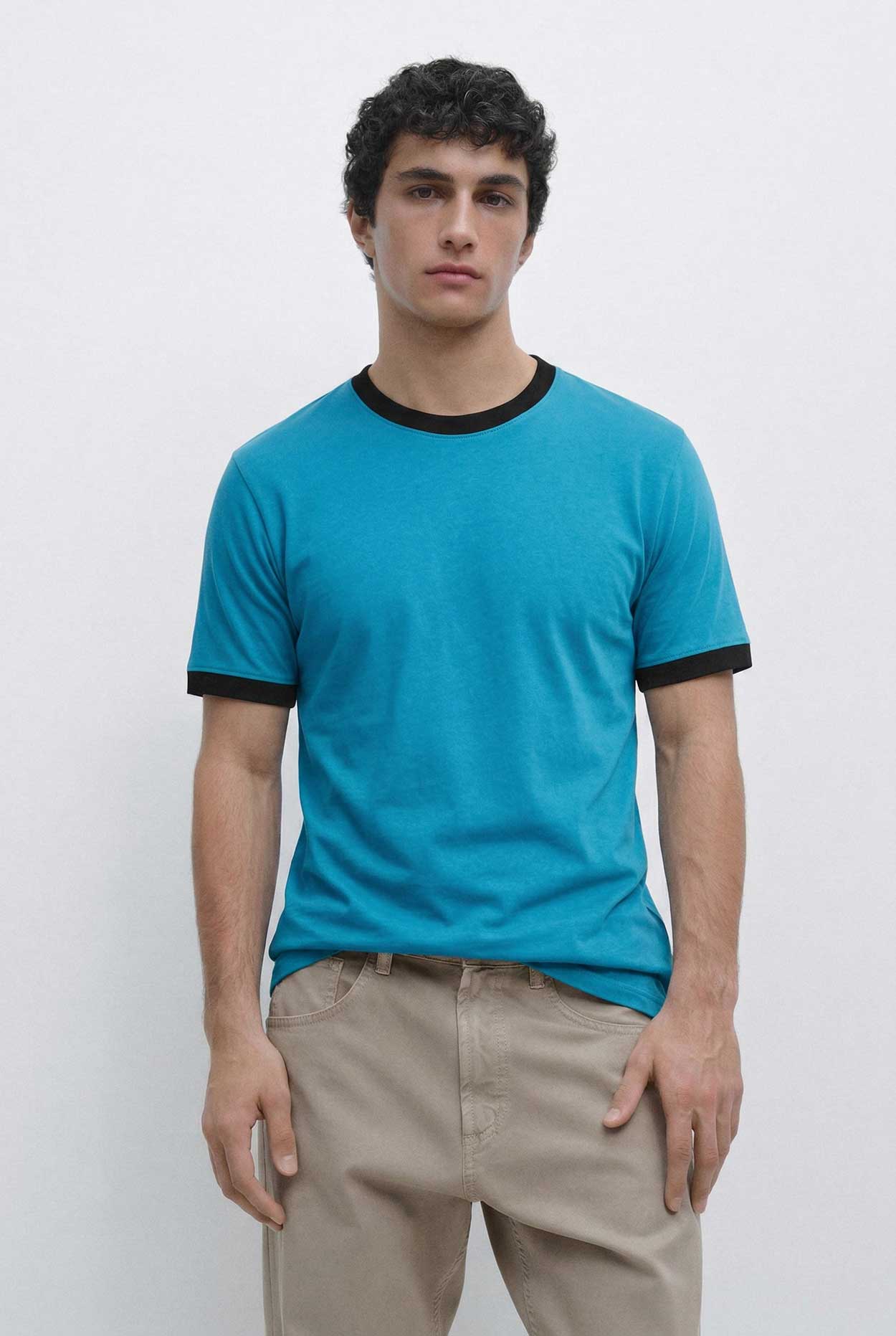 Aqua Blue & Black