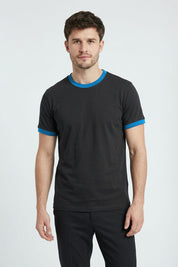 Black & Aqua Blue