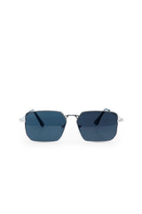 Unisex Retro Square Metal Frame Sunglasses