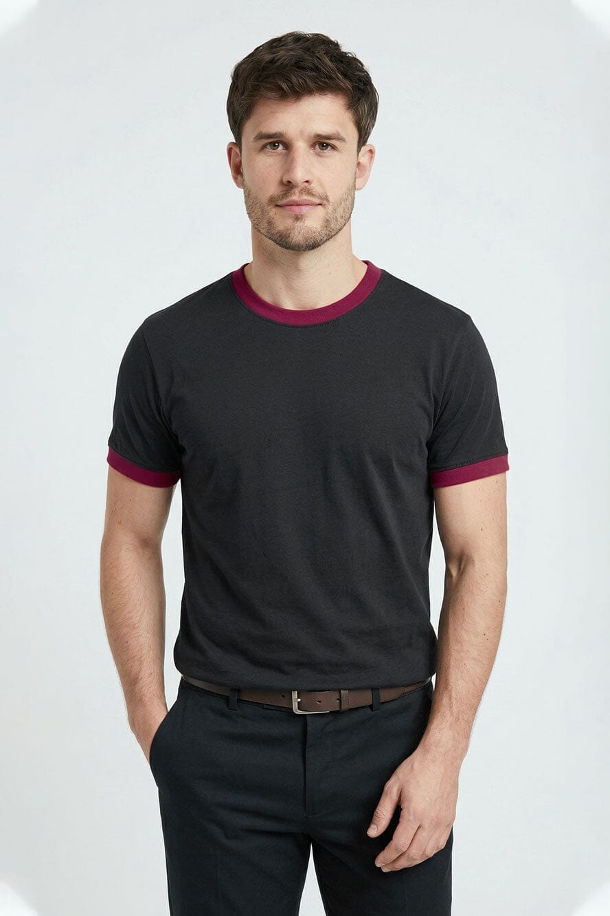 Black & Maroon