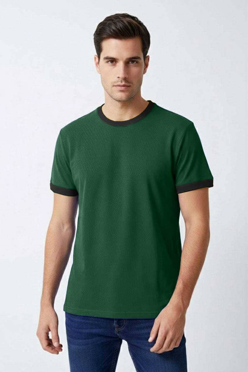 Bottle Green & Black