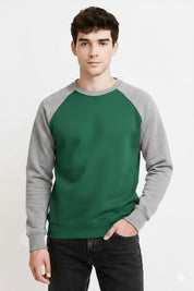 Bottle Green & Grey