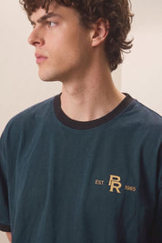 Polo Republica Men's California Boxy Ringer Tee Shirt