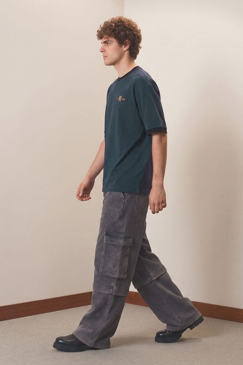 Polo Republica Men's California Boxy Ringer Tee Shirt