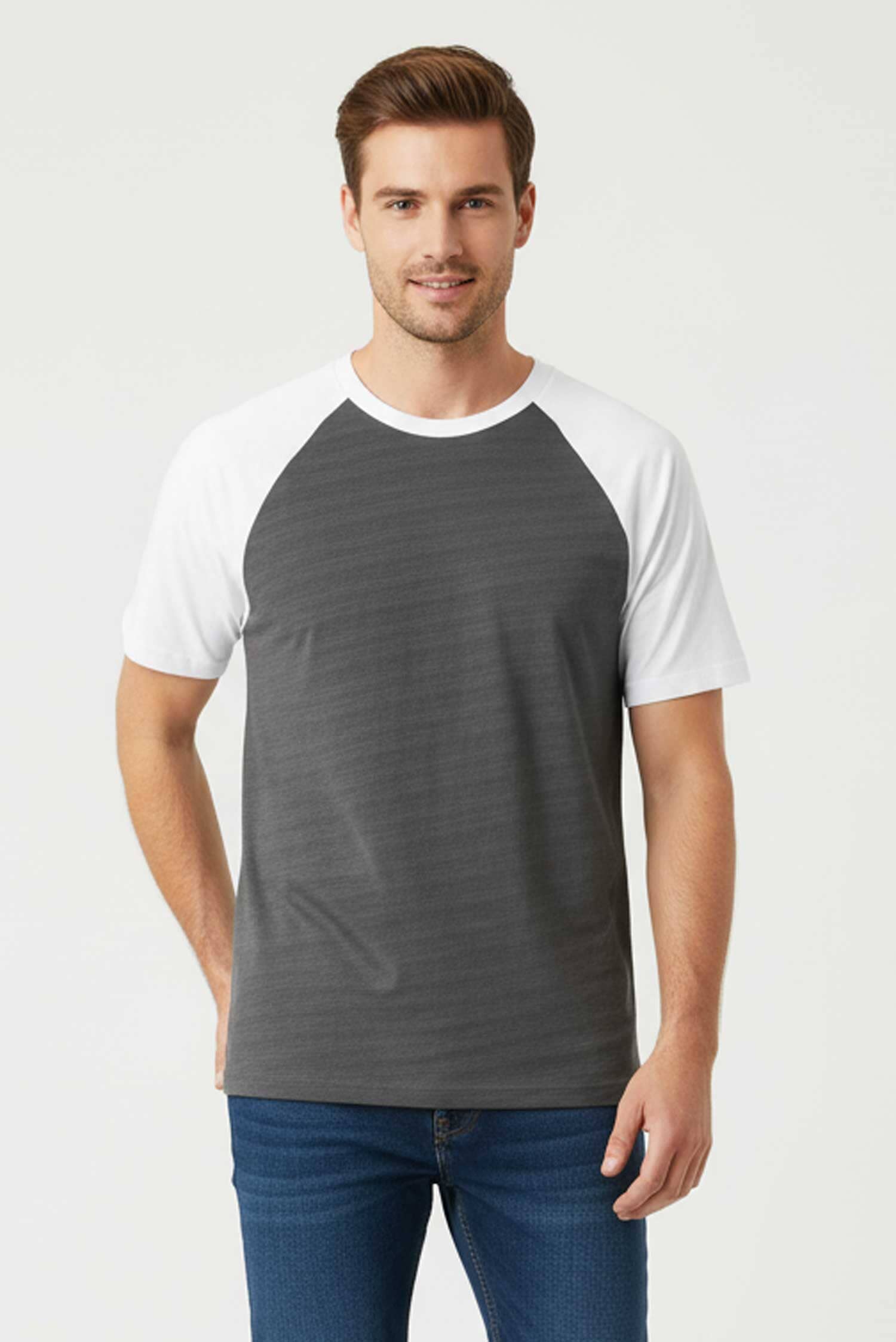 Charcoal & white