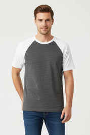Charcoal & white