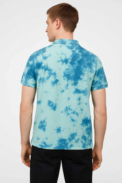 Polo Republica Men's Tie & Dye Short Sleeve Polo Shirt