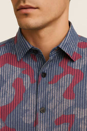 Navy & Red
