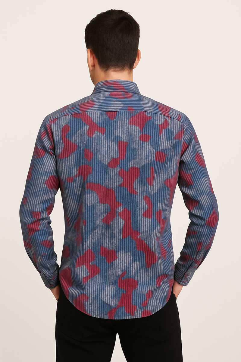 Navy & Red