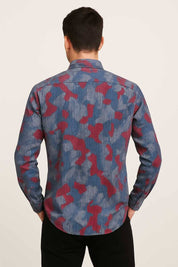 Navy & Red