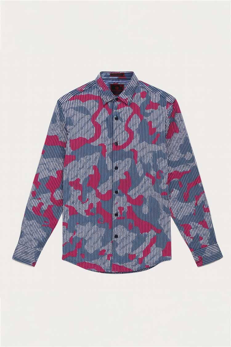 Navy & Red