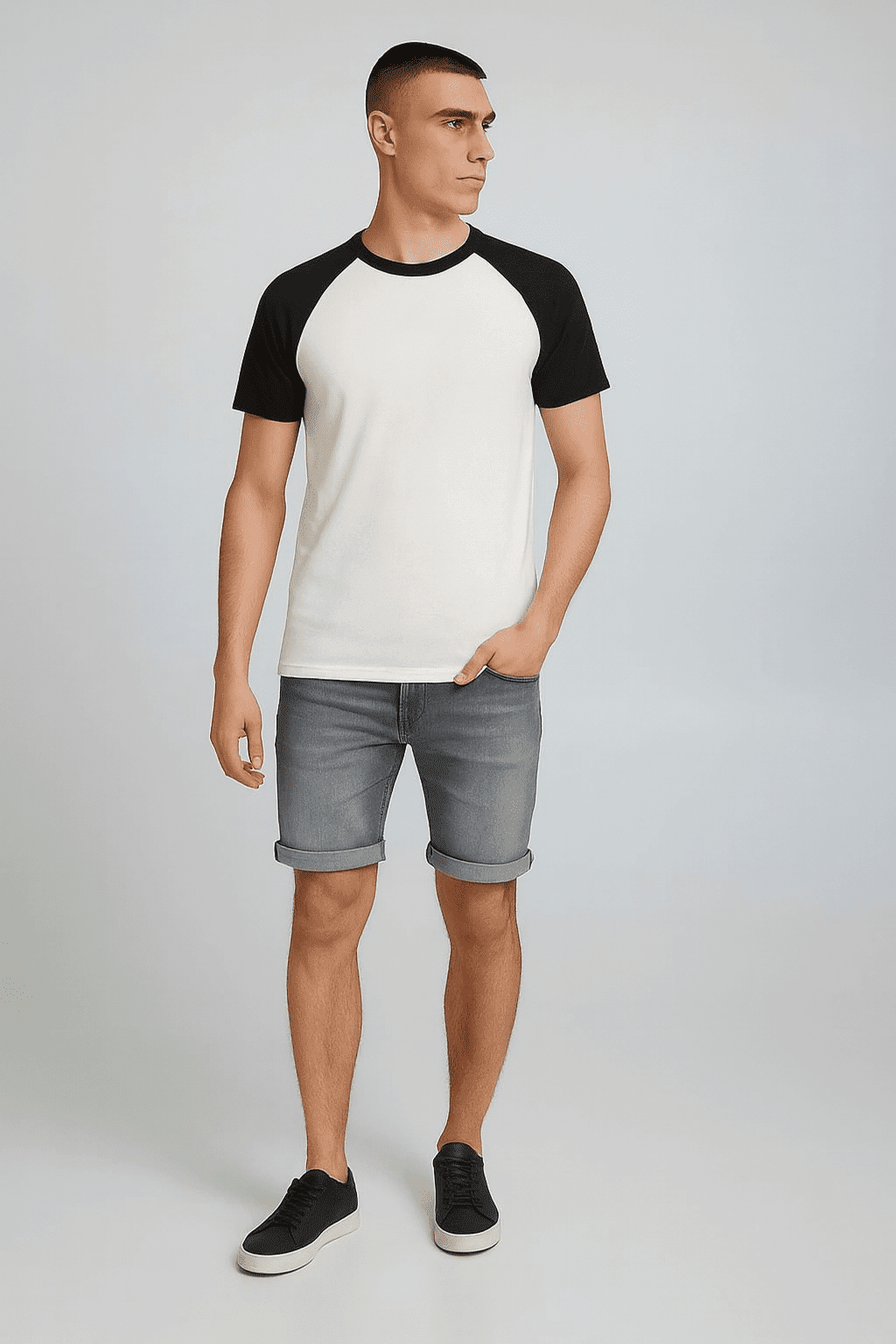 Polo Republica Men's Raglan Sleeve Minor Fault Tee Shirt