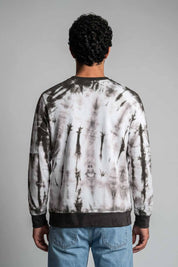 White & Dark Grey-Tie & Dye