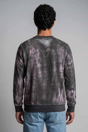 Mauve & Dark Grey-Tie & Dye
