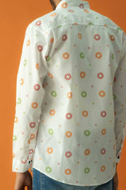 Gravity Men's Button Down Printed Casual Shirt
