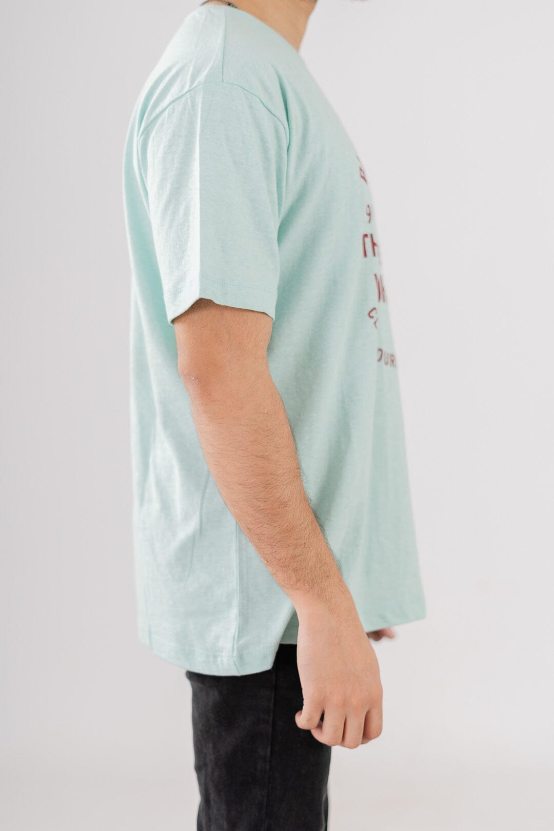 Turquoise & Maroon