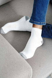 Ergee Men's Jabrin Ankle Socks - Pack Of 3 Socks Paragon Fashion White 39-42 