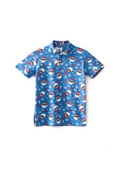 George Boy's Printed Short Sleeve Polo Shirt