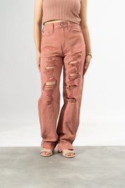 Aeropostale Women's Distressed Style Baggy Denim Women's Denim SNR 