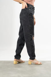 PLT Women's Classic Knee Rip Minor Fault Jeans Women's Denim HAS Apparel 