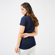 BDY Women Let Him Talk Printed V- Neck Tee Shirt Women's Tee Shirt Image 