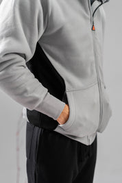 Polo Republica Men's Contrast Panel Fur Zipper Hoodie Men's Zipper Hoodie Polo Republica 