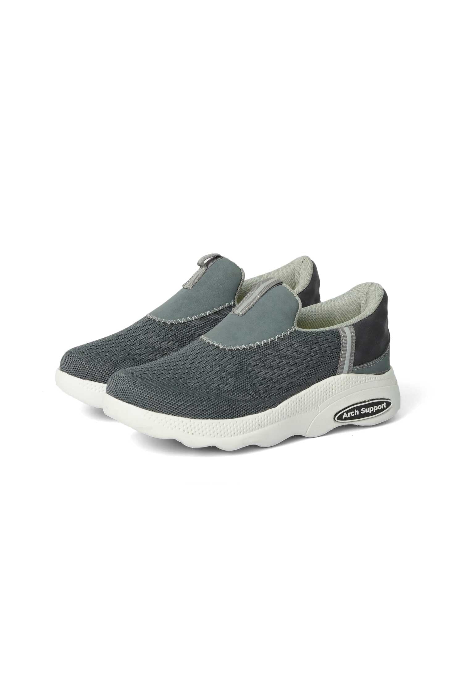 Slate Grey & White