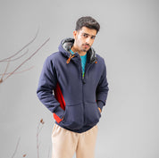 Navy & Red
