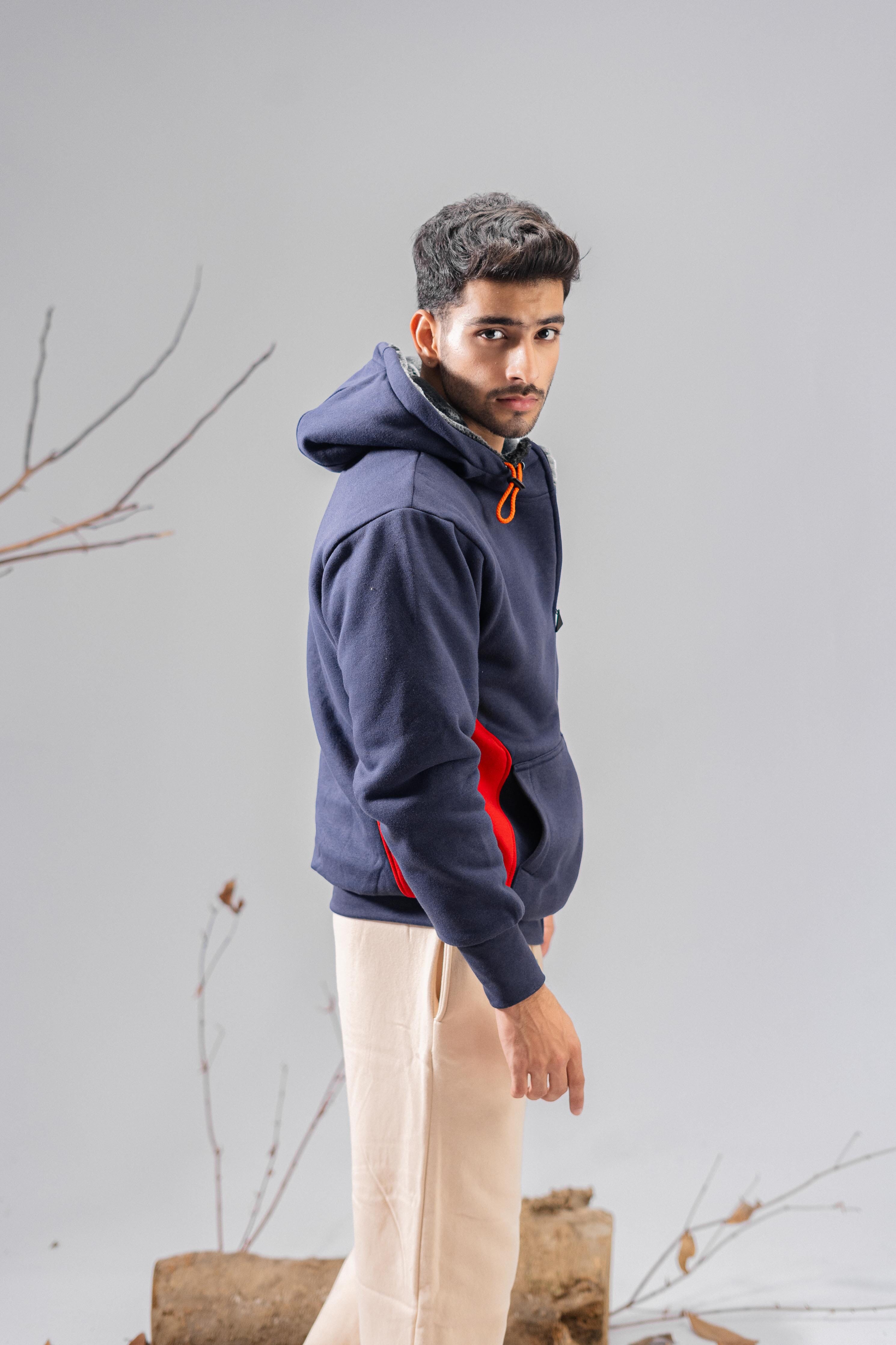 Navy & Red
