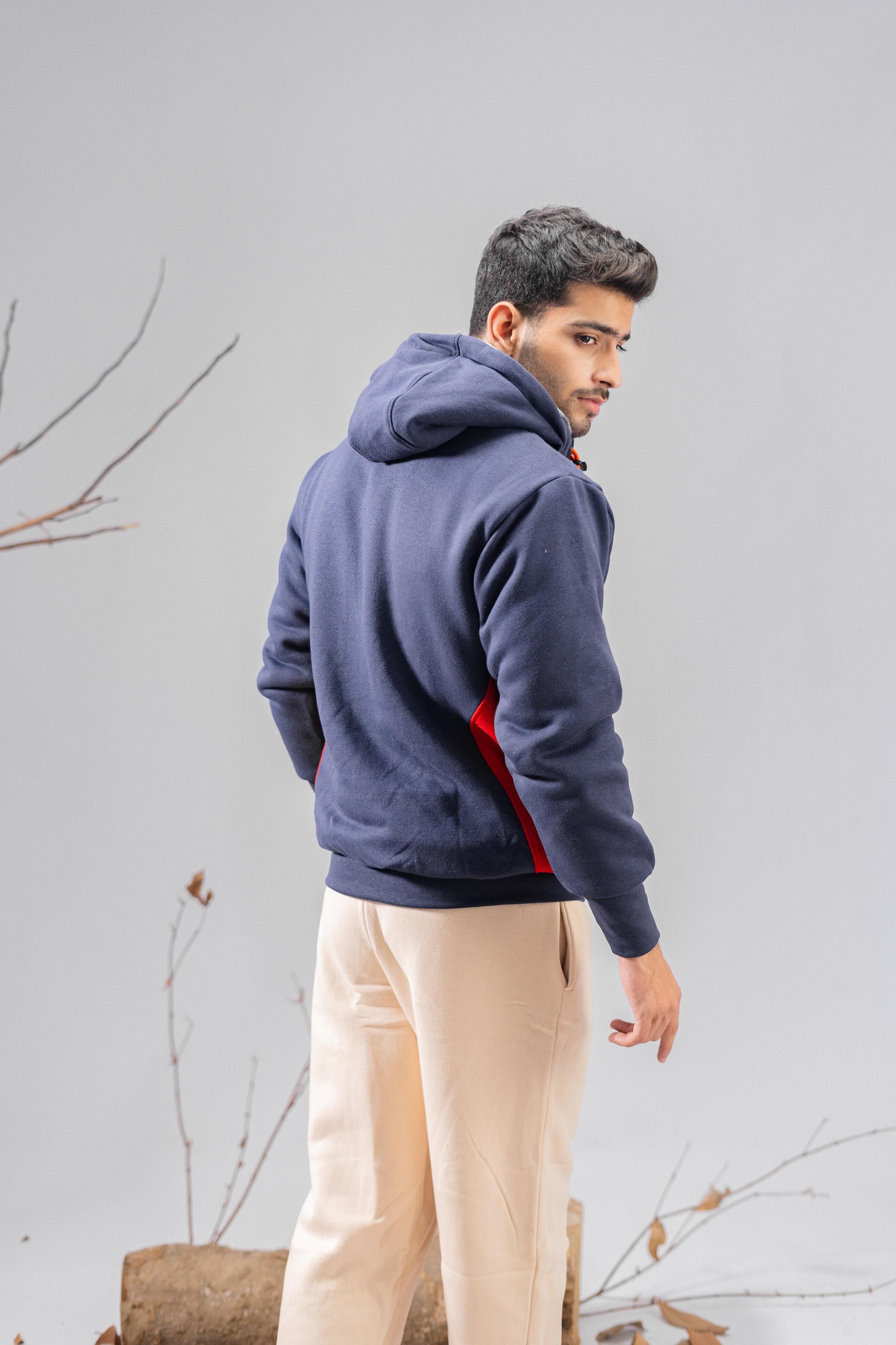 Navy & Red